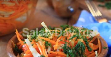 Salata od svježe bundeve - recept sa fotografijama i video zapisima